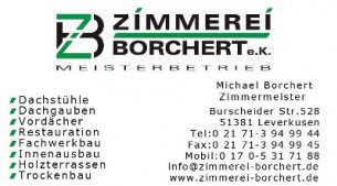 Innenausbau Nordrhein-Westfalen: Zimmerei Borchert   